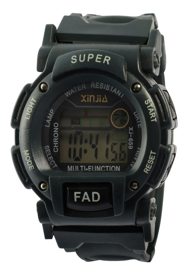 XINJIA Quarzuhr Die Xinjia Digitaluhr ist eine sportliche Uhr für Männer, die von XINJIA