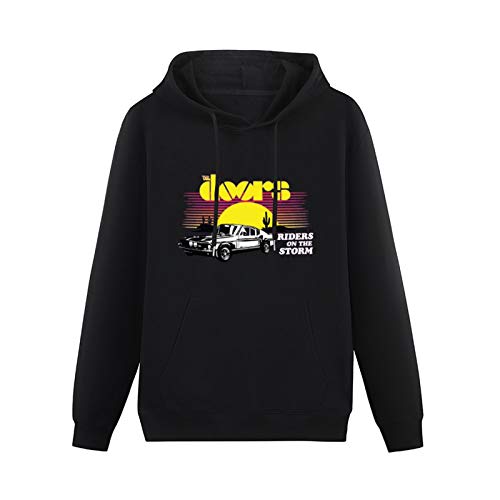 XINJIEDIAN Sweatshirt Hoodie The Doors Riders On The Storm Hooded with Drawstring Pockets Black 3XL XINJIEDIAN Sweatshirt Hoodie The Doors Riders On The Storm Hooded with Drawstring Pockets Black 3XL von XINJIEDIAN