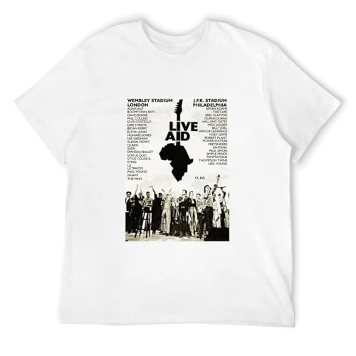 Live Aid Vintage Poster t-Shirt for Men t-Shirt for Men DMN Size L Live Aid Vintage Poster t-Shirt for Men t-Shirt for Men DMN Size L von XINYANGDAO