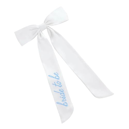 1 x leichte Haarschleife mit langem Schwanz, Haarspangen für Junggesellinnenabschied oder Hochzeitstag von XINYIN