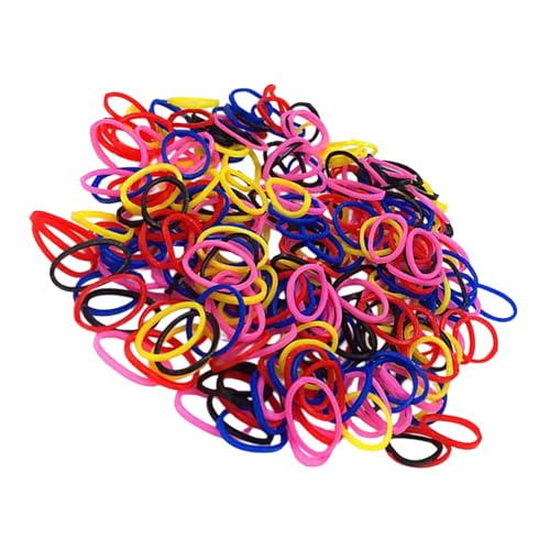1000 Stück Elastische Haarbänder Gummiband Pferdeschwanz Halter Haargummis für Mädchen Haarringe Kleine Haargummis von XINYIN