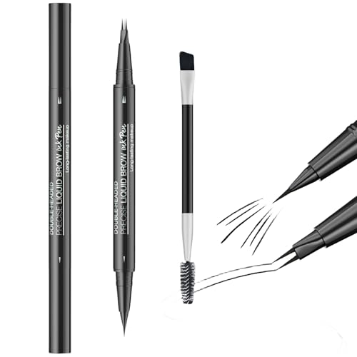 Doppelendiges Augenbrauenstift und Pinsel-Set für natürlich geformte Augenbrauen, verstellbare Härte, Damen-Make-up, unverzichtbar Doppelendiges Augenbrauenstift und Pinsel-Set für natürlich geformte Augenbrauen, verstellbare Härte, Damen-Make-up, unverzichtbar von XINYIN