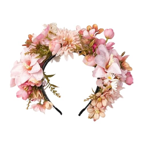 Ethnisch Inspirierter Kopfschmuck Stilvoller Blumen Kopfschmuck Für Frauen Und Mädchen Modischer Blumen Haarschmuck Blumen Kopfschmuck von XINYIN