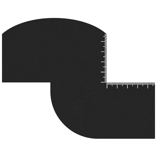 Friseur-Verbesserungskarten, Haarschneideanleitung, Werkzeug, Friseur-Haarstyling-Zubehör für Haarlinien und Bart-Styling von XINYIN