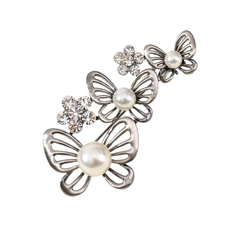 Funkelnde Tier-Anstecknadel aus Legierung, stilvolle Kristallverzierung, Brosche, bequem zu tragen, Abzeichen-Zubehör für den täglichen Gebrauch, Legierung, Tierform, Anstecknadel Schmuck von XINYIN