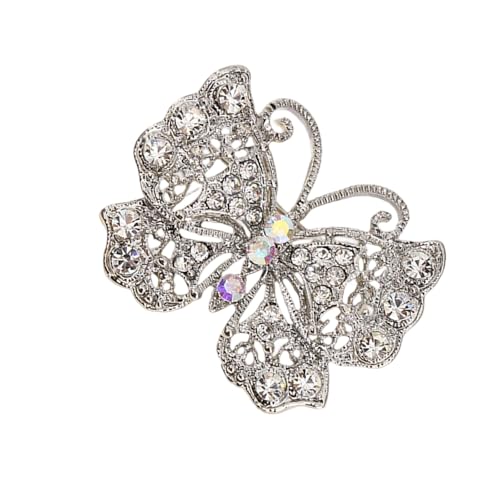 Funkelnde Tier-Anstecknadel aus Legierung, stilvolle Kristallverzierung, Brosche, bequem zu tragen, Abzeichen-Zubehör für den täglichen Gebrauch, Legierung, Tierform, Anstecknadel Schmuck von XINYIN