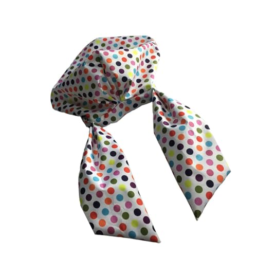 Gestreifte Nylon-Badekappe, lange Haarschutz, modische dicke Duschhaube für Damen von XINYIN