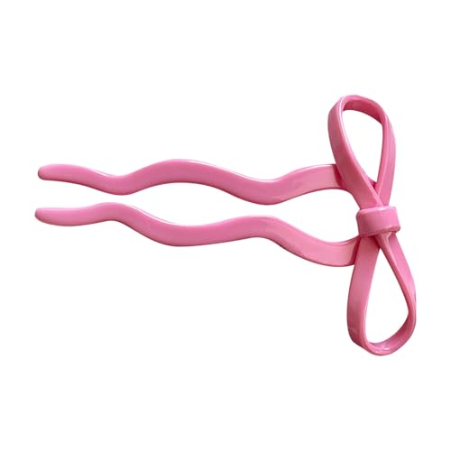 Haarnadeln in Schleifenform, groß, französische Acetat-Gabel für Damen, eleganter Duttstab, modische Haarteile, Ornament, modische Schleifen, Haarnadeln von XINYIN