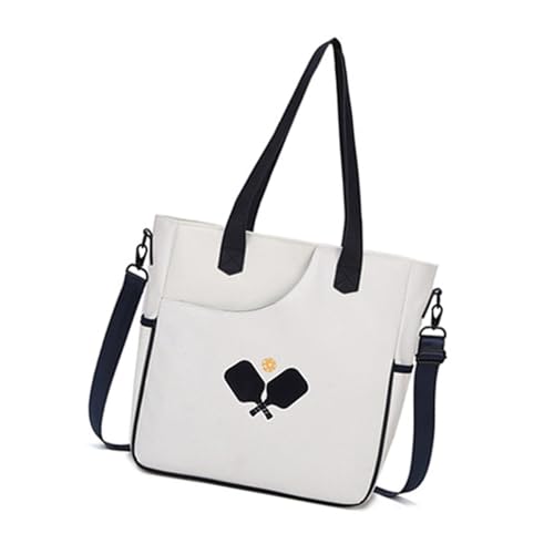 Reisetasche, tragbare Umhängetasche, Sport, große Kapazität, Gepäck, Fitness mit Nass- und Trockentrennung für Damen, Training, Fitnessstudio, Gepäck, große Kapazität, Reisen, Reisen, Fitness, weiß von XINYIN