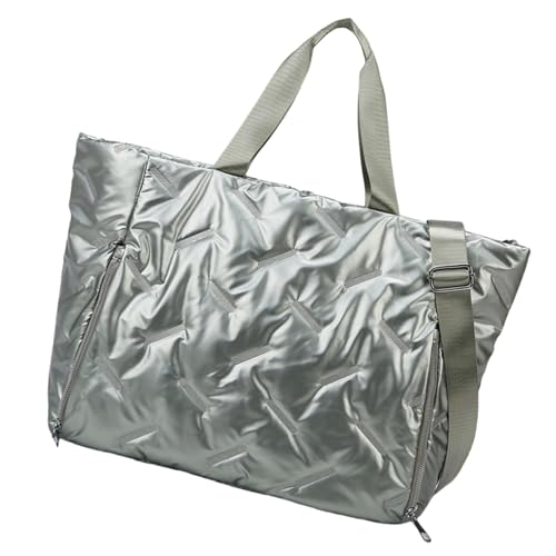 Sportmatte Tasche Handtasche Turnbeutel Trendige Umhängetasche Große Kapazität Reisetasche Wochenendtasche Übernachtungstasche Fitness Tasche, lichtgrün von XINYIN