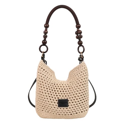 XINYIN Damen-Umhängetasche, gehäkelt, Umhängetasche, Stroh, Strand, Achselhöhle, große Kapazität, Messenger-Handtasche für Urlaub, Damen, Crossbody, Achselhöhle, große Kapazität, Schulterstroh, Strand XINYIN Damen-Umhängetasche, gehäkelt, Umhängetasche, Stroh, Strand, Achselhöhle, große Kapazität, Messenger-Handtasche für Urlaub, Damen, Crossbody, Achselhöhle, große Kapazität, Schulterstroh, Strand von XINYIN