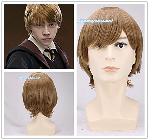 1 Stück Ron Weasley Cosplay e Perücke Comic Con Cosplay Haar Ronald Bilius Rollenspiel Kostüme Perücken + Perückenmütze von XINYIYI
