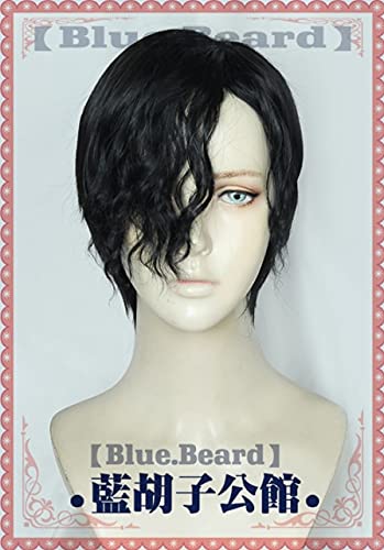 Akai Shuuichi Detektiv Conan Fbi Roggen Kurz Schwarz Hitzebeständig Synthetisches Haar Cosplay Kopfbedeckung Party Halloween + Kostenlose Perücke Cap Perücke Nur von XINYIYI