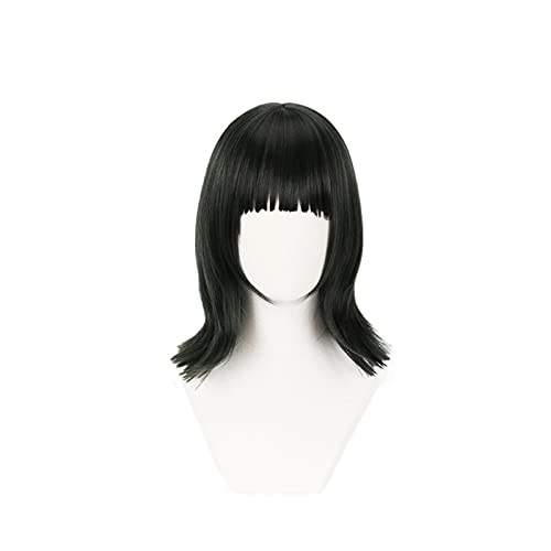 Anime One Punch Man Fubuki Hellish Blizzard Kurze Perücke Cosplay Kostüm Hitzebeständiges Kunsthaar Frauen Cosplay Perücken von XINYIYI