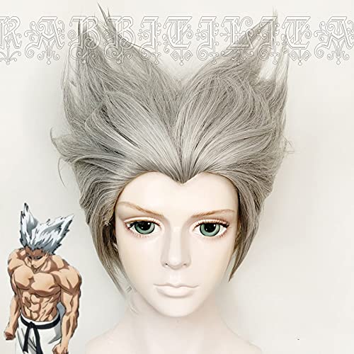Anime One Punch-Man Garou Perücken Cosplay Kostüm Hitzebeständige Synthetische Haarperücke + Haarnetz Kuqx1338 Anime One Punch-Man Garou Perücken Cosplay Kostüm Hitzebeständige Synthetische Haarperücke + Haarnetz Kuqx1338 von XINYIYI