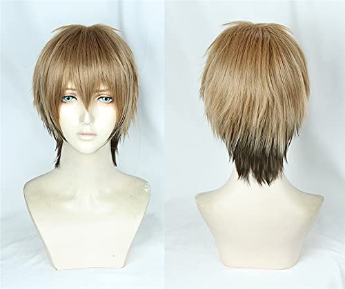 Dakaretai Otoko 1-I Ni Odosarete Imasu Jyunta Azumaya Cosplay Perücke Herren Gold Gradual Farbe Halloween Perücke Dakaretai Otoko 1-I Ni Odosarete Imasu Jyunta Azumaya Cosplay Perücke Herren Gold Gradual Farbe Halloween Perücke von XINYIYI