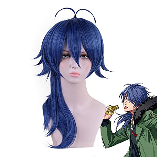 Division Rap Kampfhypnose Mic Würfel Arisugawa Blaue Perücke Cosplay Kostüm Männer Frauen Hitzebeständige Kunsthaar Party Perücken Mz-1293 Division Rap Kampfhypnose Mic Würfel Arisugawa Blaue Perücke Cosplay Kostüm Männer Frauen Hitzebeständige Kunsthaar Party Perücken Mz-1293 von XINYIYI