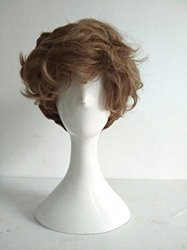 Fantastische Bestien Die Verbrechen Von Grindelwald t Scamander Cosplay Perücke Kurze e Lockige Hitzebeständige Haarperücken + Perückenkappe von XINYIYI