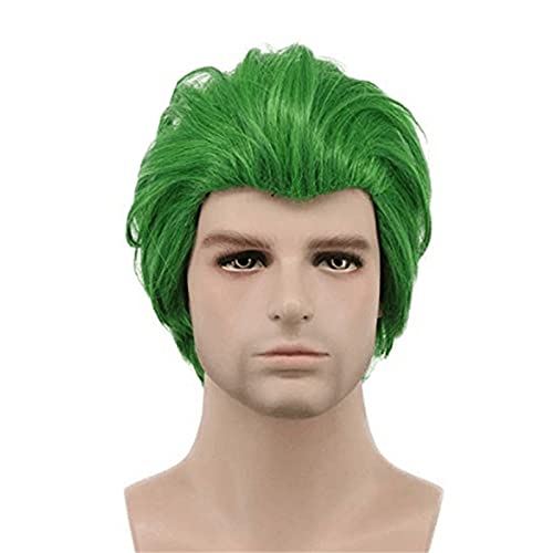 Joker Film Clown Batman Joker Perücke Cosplay Joaquin Phoenix Lockiges Grün Synthetisches Haar Männer Halloween Kostüm Für Frauen Joker Film Clown Batman Joker Perücke Cosplay Joaquin Phoenix Lockiges Grün Synthetisches Haar Männer Halloween Kostüm Für Frauen von XINYIYI