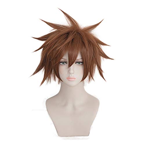 Kingdom Hearts Iii Sora Brown Kurze Perücke Cosplay Kostüm Männer Hitzebeständige Synthetische Haare Party Cosplay Perücken Kingdom Hearts Iii Sora Brown Kurze Perücke Cosplay Kostüm Männer Hitzebeständige Synthetische Haare Party Cosplay Perücken von XINYIYI