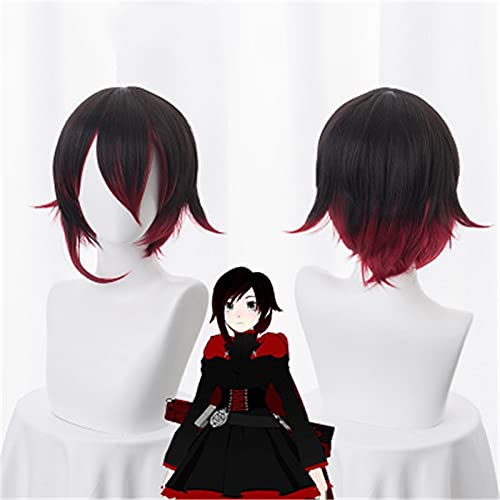 Mode Anime Rwby Red Trailer Ruby Rose Kurze Perücke Cosplay Kostüm Frauen Männer Synthetisches Haar Halloween Party Perücken Kuzw025A Mode Anime Rwby Red Trailer Ruby Rose Kurze Perücke Cosplay Kostüm Frauen Männer Synthetisches Haar Halloween Party Perücken Kuzw025A von XINYIYI