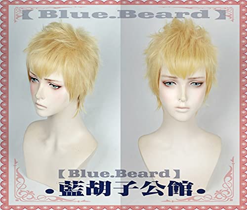 Neue Persona5 Ryuji Sakamoto Cosplay Perücke Halloween Rollenspiel Perücke Haar P5 Goldene Perücke + Perückenkappe von XINYIYI