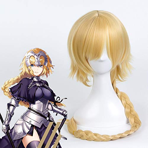 Spiel Schicksal Grand Order Cosplay Perücken Jeanne D'Arc Cosplay Perücke Hitzebeständige Synthetische Perücke Halloween Party Schicksal Apokryphen Cosplay von XINYIYI