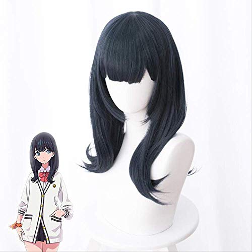 Ssss.Gridman Takarada Rikka Anime Cosplay Kostüm Outfit Halloween Weihnachtsfeier Anzug Denkou Choujin Gridman Perücken Haar + Perücke Cap von XINYIYI