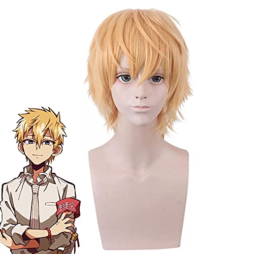 Teru Minamoto Kou Herren Kurze Perücke Cosplay Kostüm Jibaku Shounen Toilettengebundene Hanako Kun Hitzebeständige Synthetische Haarperücken Teru Minamoto Kou Herren Kurze Perücke Cosplay Kostüm Jibaku Shounen Toilettengebundene Hanako Kun Hitzebeständige Synthetische Haarperücken von XINYIYI