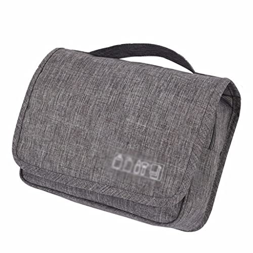 Hängende Toilettenartikel-Aufbewahrungstaschen für Damen und Herren, tragbare Make-up-Tasche mit Reißverschluss, Organizer, Faltbare Kosmetiktasche (Farbe: B, Größe: wie abgebildet) von XINYUES