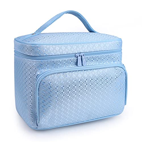 Mode-Diamantgitter-große Kosmetiktasche für Damen, wasserdicht, professionelle Badeprodukte, Waschbedarf, Reisebüro, Kosmetik (Farbe: B) von XINYUES