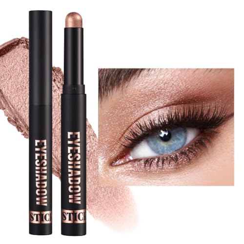 Eyeshadow Stick，Glitter and Matte Eyeshadow，Creme Lidschatten，Waterproof，Glitzerndes Augen-Make-up Kreieren（#10） von XINYUNXIN