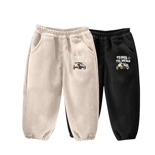 XINYUNZU 2er Pack Jungen Cordhose Kinder Jogginghose Jogger Pants Boy Sweathose Sporthose Lässige Hose Thermohose Winterhose Outdoor Hosen für 3-10 Jahre Alt Angebote des Tages Heute Schwarz 3 Jahre XINYUNZU 2er Pack Jungen Cordhose Kinder Jogginghose Jogger Pants Boy Sweathose Sporthose Lässige Hose Thermohose Winterhose Outdoor Hosen für 3-10 Jahre Alt Angebote des Tages Heute Schwarz 3 Jahre von XINYUNZU