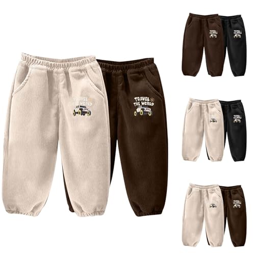 XINYUNZU 2er Pack Jungen Cordhose Kinder Jogginghose Jogger Pants Boy Sweathose Sporthose Lässige Hose Thermohose Winterhose Outdoor Hosen für 3-10 Jahre Alt Outlet Shop Sale Khaki 3 Jahre XINYUNZU 2er Pack Jungen Cordhose Kinder Jogginghose Jogger Pants Boy Sweathose Sporthose Lässige Hose Thermohose Winterhose Outdoor Hosen für 3-10 Jahre Alt Outlet Shop Sale Khaki 3 Jahre von XINYUNZU