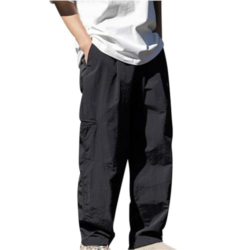 XINYUNZU Cargohose Herren Baggy Leichte Sommerhose Vintage Freizeithose Outdoor Hosen Pocket Design Hose Männer Pants Jogginghose von XINYUNZU