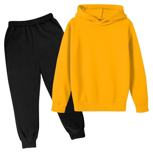 XINYUNZU Jungen Jogginganzug Hoodie mit Jogginghose Trainingsanzug Kinder Kleidung Anzug Set Freizeit Outfits 2 Teilig Sportanzug Bekleidungssets Sport Klamotten für 3-10 Jahre Alt Sale Gelb 3 Jahre XINYUNZU Jungen Jogginganzug Hoodie mit Jogginghose Trainingsanzug Kinder Kleidung Anzug Set Freizeit Outfits 2 Teilig Sportanzug Bekleidungssets Sport Klamotten für 3-10 Jahre Alt Sale Gelb 3 Jahre von XINYUNZU