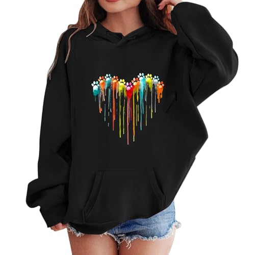 XINYUNZU Outlet Shop Mädchen Jungen Hoodie Lässige Kapuzenpullover Casual Sweatshirt Kuschelhoodie Langarm Oberteile Mit Taschen Kinder Pullover Top für 1-14 Jahre Alt Schwarz 11 Jahre XINYUNZU Outlet Shop Mädchen Jungen Hoodie Lässige Kapuzenpullover Casual Sweatshirt Kuschelhoodie Langarm Oberteile Mit Taschen Kinder Pullover Top für 1-14 Jahre Alt Schwarz 11 Jahre von XINYUNZU