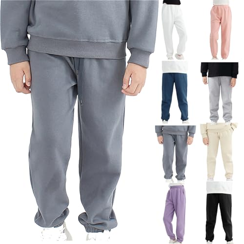 XINYUNZU Unisex Kinder Jogginghose Baumwolle Jogger Hose Trainingshose Einfarbige Sporthose Sweatpants Outdoor Hosen für Jungen und Mädchen 4-12 Jahre Alt Blitzangebote Dunkelgrau 8 Jahre XINYUNZU Unisex Kinder Jogginghose Baumwolle Jogger Hose Trainingshose Einfarbige Sporthose Sweatpants Outdoor Hosen für Jungen und Mädchen 4-12 Jahre Alt Blitzangebote Dunkelgrau 8 Jahre von XINYUNZU