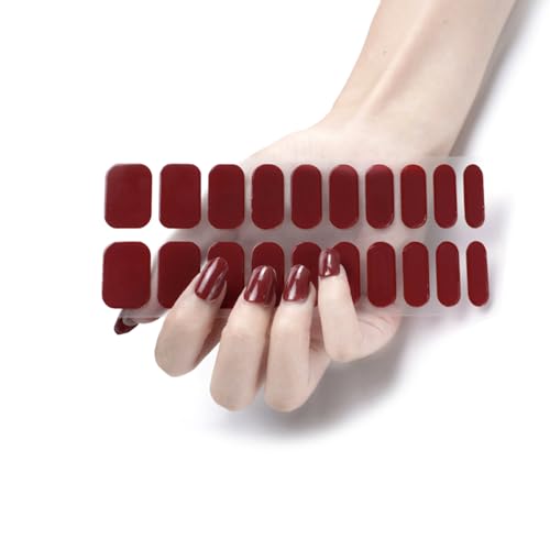 20 Stück/Blätter Nagellackstreifen Frauen Selbstklebende Warme Polnische Aufkleber Komplette Wraps Nägel 20 Stück/Blätter Nagellackstreifen Frauen Selbstklebende Warme Polnische Aufkleber Komplette Wraps Nägel von XINgjyxzk
