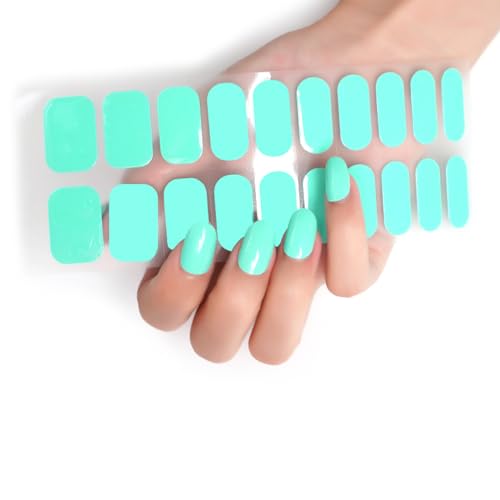 20 Stück/Blätter Nagellackstreifen Frauen Selbstklebende Warme Polnische Aufkleber Komplette Wraps Nägel von XINgjyxzk