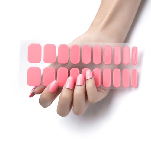 20 Stück/Blätter Nagellackstreifen Frauen Selbstklebende Warme Polnische Aufkleber Komplette Wraps Nägel von XINgjyxzk