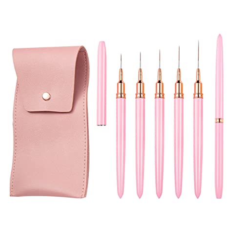 5-teiliges Liner Pinsel Set Gel Lack Malpinsel Stift Set Goldenem Ziehen Linien von XINgjyxzk