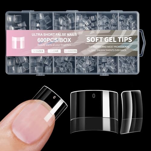 600x Kurze Halbe Abdeckungsspitzen Acrylnägel Tipps Künstliche Nägel Tipps Weiche Gele Tipps Klare Nägel Tipps Zum Aufdrücken Der Nägel Für Frauen 600x Kurze Halbe Abdeckungsspitzen Acrylnägel Tipps Künstliche Nägel Tipps Weiche Gele Tipps Klare Nägel Tipps Zum Aufdrücken Der Nägel Für Frauen von XINgjyxzk