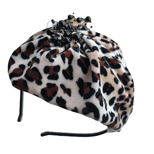 Ästhetisches Tiermuster Bowknot Stirnband Für Frauen Und Mädchen Französisches Haarband Fascinator Für Abend Party Frisur von XINgjyxzk