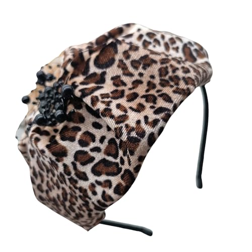 Ästhetisches Tiermuster Bowknot Stirnband Für Frauen Und Mädchen Französisches Haarband Fascinator Für Abend Party Frisur von XINgjyxzk