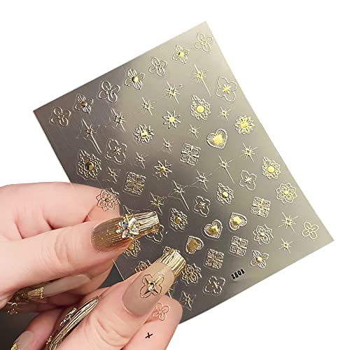 Bronzing Gold Aufkleber Herzaufkleber Selbstklebende Aufkleber Falsches Zubehör Art Decor von XINgjyxzk