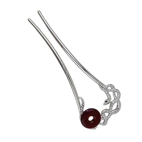 Chinesischer Traditioneller Haarstab Traditioneller Chinesischer Eleganter Schlangenhaar Essstäbchen Mädchen Cosplay Haarschmuck von XINgjyxzk