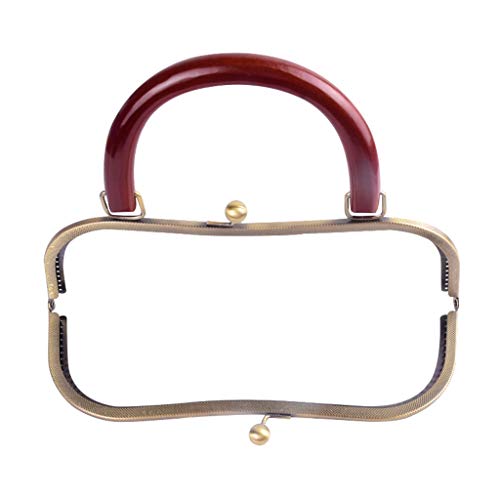 Geldbörsen Herstellung Metallrahmen Kussverschluss Die Geldbörsen Herstellung Rechteckig Bronzefarben Ledertaschen Clip 27 cm von XINgjyxzk