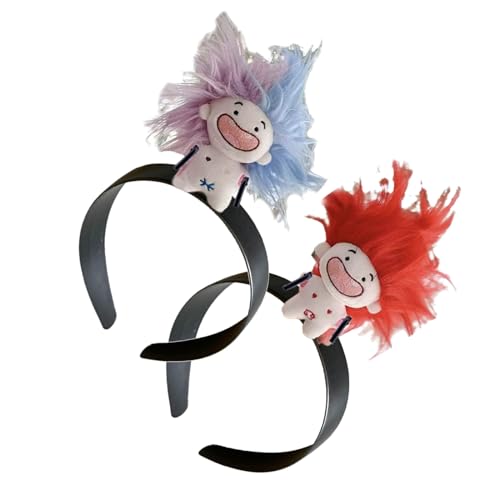 Niedliches Stirnband, lustig, zahnlos, Haarreif, Haarnadel, perfekt für Party, Cosplay, Kopfschmuck, Schmuck, Geschenk, Haarnadel, 2 Stück von XINgjyxzk