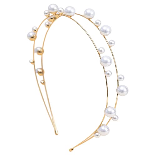 Perlen-Stirnband, Vintage-Stil, wunderschönes Barock-Haarband, Braut, Junggesellinnenabschied, glitzernde Perlen, Braut-Kopfschmuck von XINgjyxzk